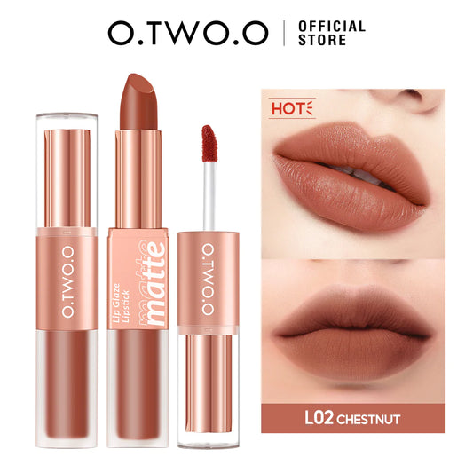 O.TWO.O 2 in 1 Lipstick Double Head Lipstick and Lip Mud